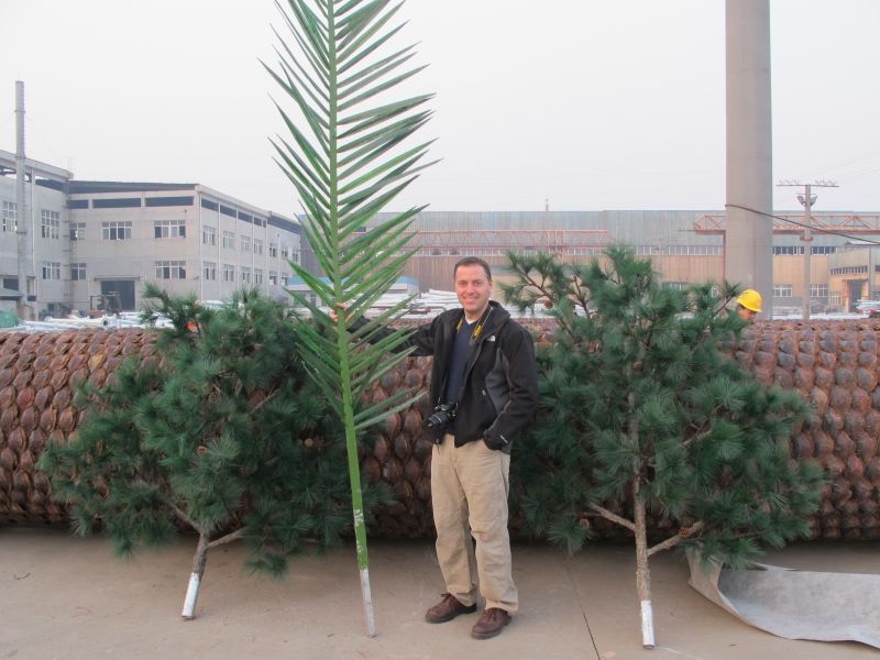 feuilles artificielles pour tour d'arbre