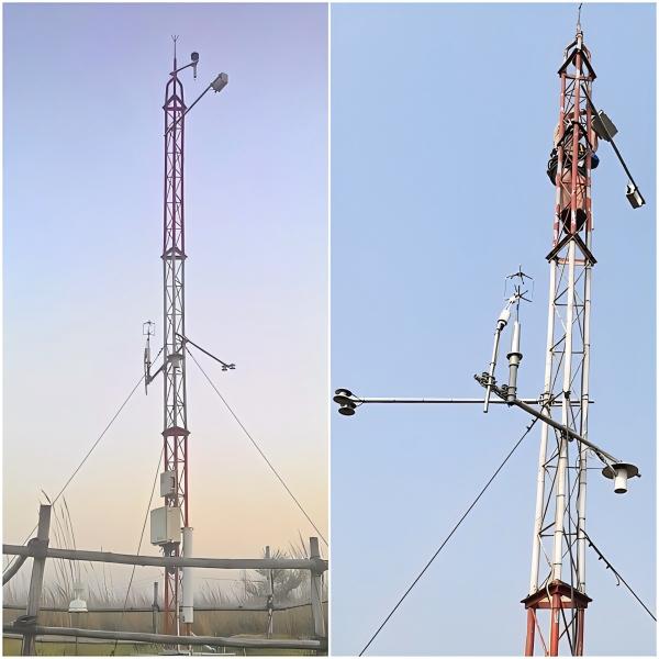 guyed mast tower