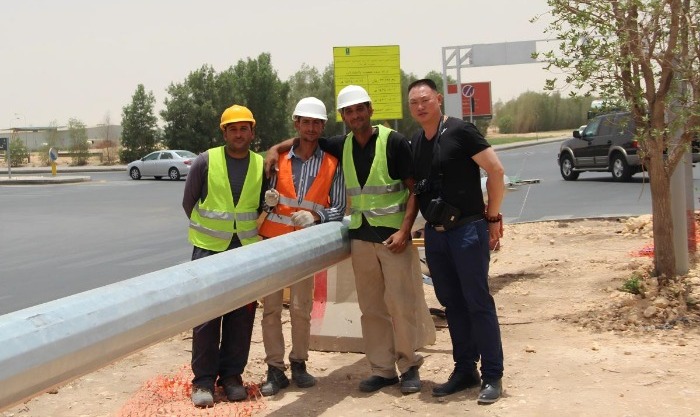 road lamp monopole