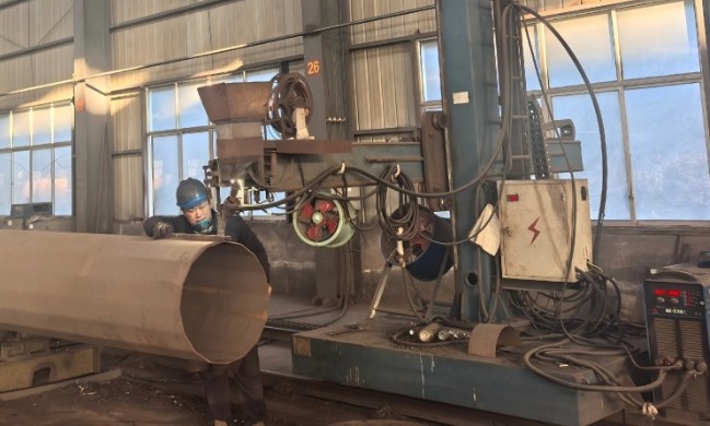 galvanized radar lattice tower