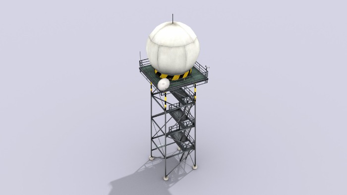 radar support tower
