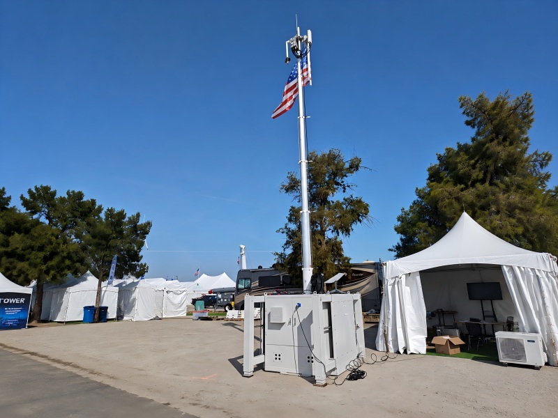 Armoire de communication intégrée : abri de télécommunications de 12 m aux États-Unis
