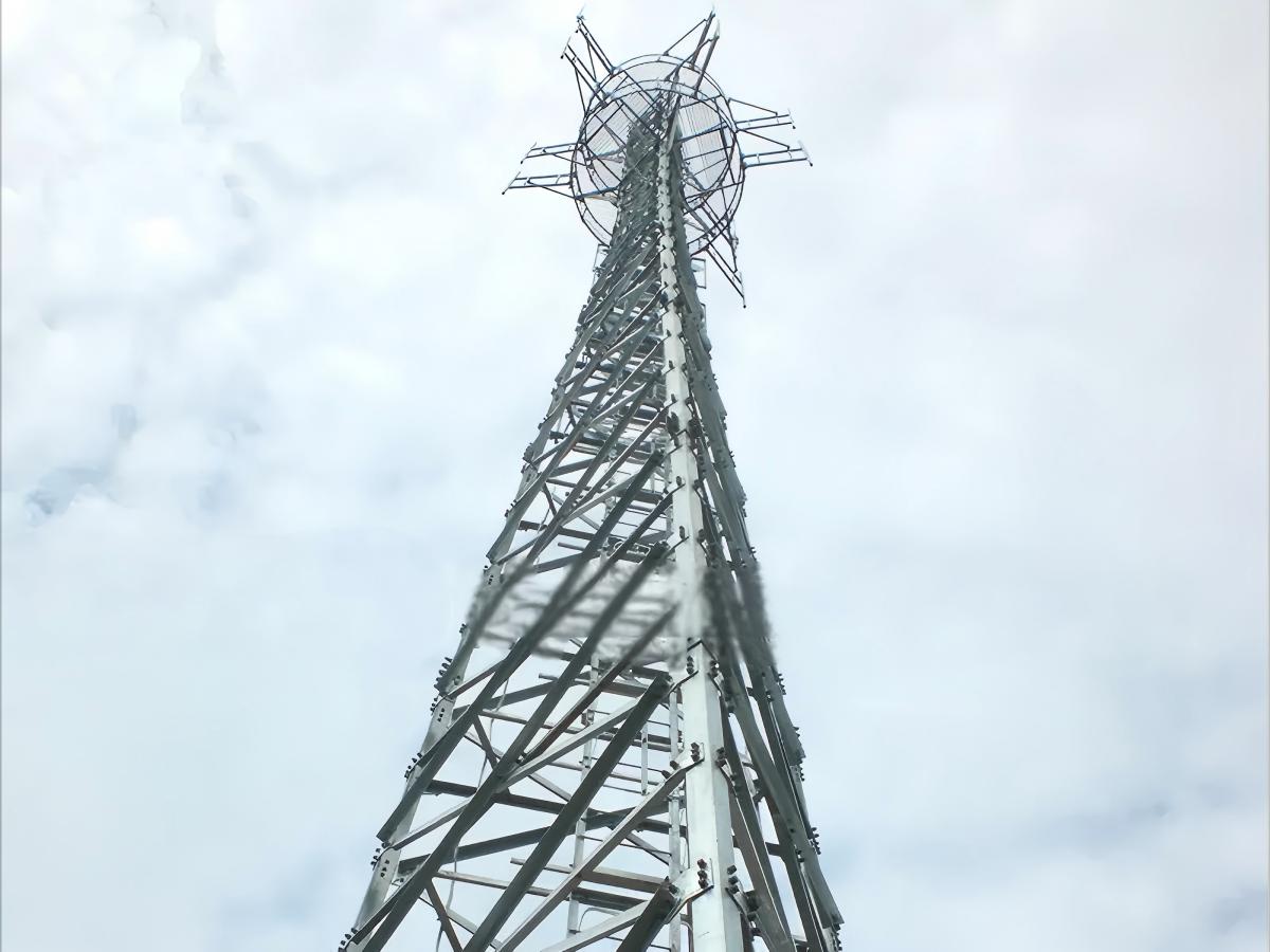 Tour de télécommunication en acier à trois pieds de 45 mètres pour Samoa