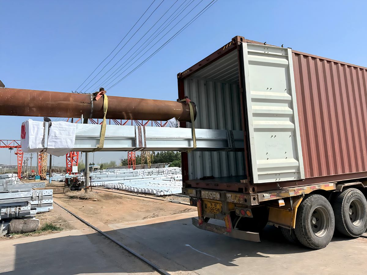 35 Meters Air Traffic Control ATC Radar Support Tower Shipment to Libya