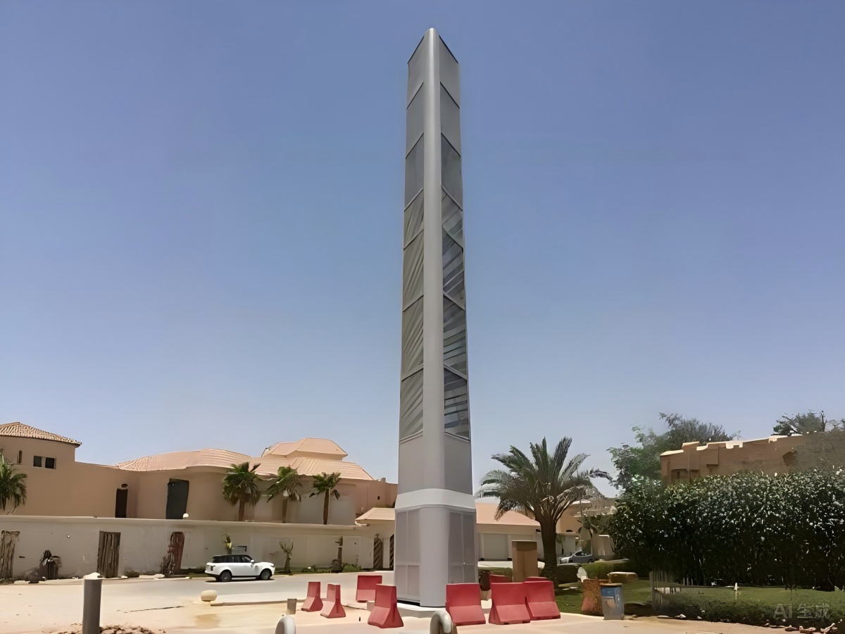 20 Meters Multi-Functional Mosaic Tower Successfully Deployed in Saudi Arabia