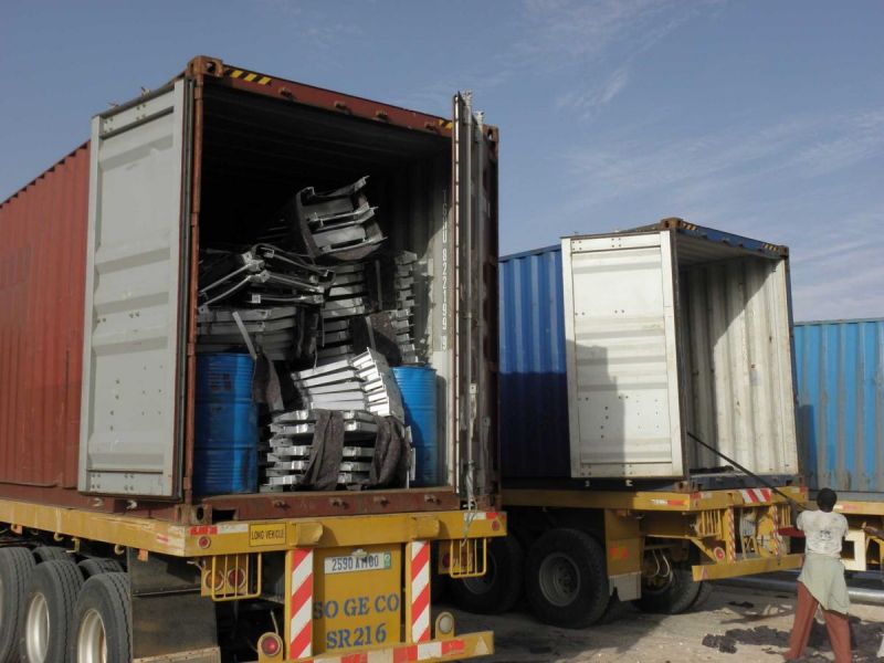 Tour tubulaire à 3 pieds exportant vers la Mauritanie
    